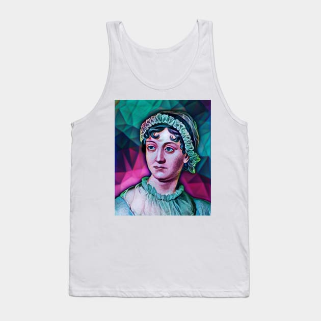 Jane Austen Portrait | Jane Austen Artwork 2 Tank Top by JustLit